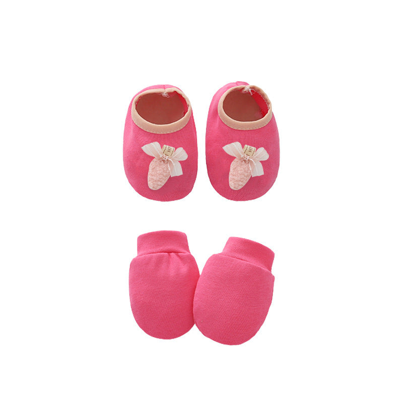 SnugHands Baby Cotton Gloves & Foot Covers