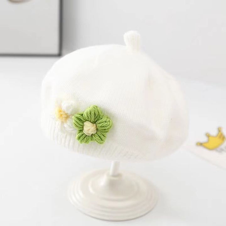 BloomBeret Baby Girl Wool Knitted Hat