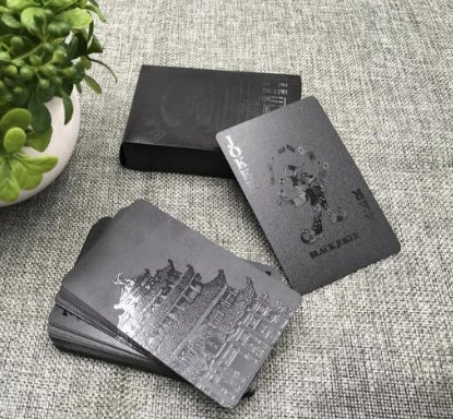 DiamondDeal Black Poker Cards