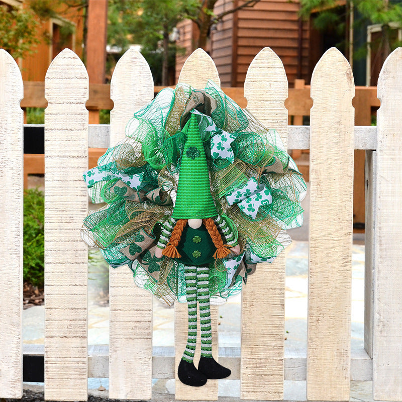 CloverGarland St. Patrick’s Doll Decor