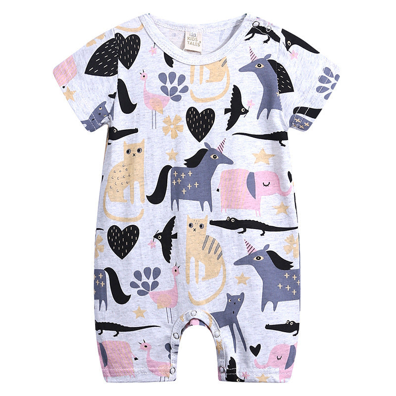 DoodleDash Baby Short-Sleeve Romper