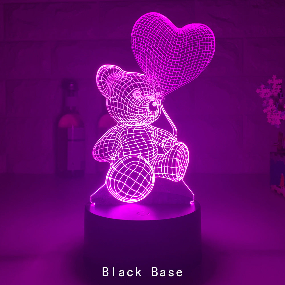 TeddyGlow 3D LED Night Light