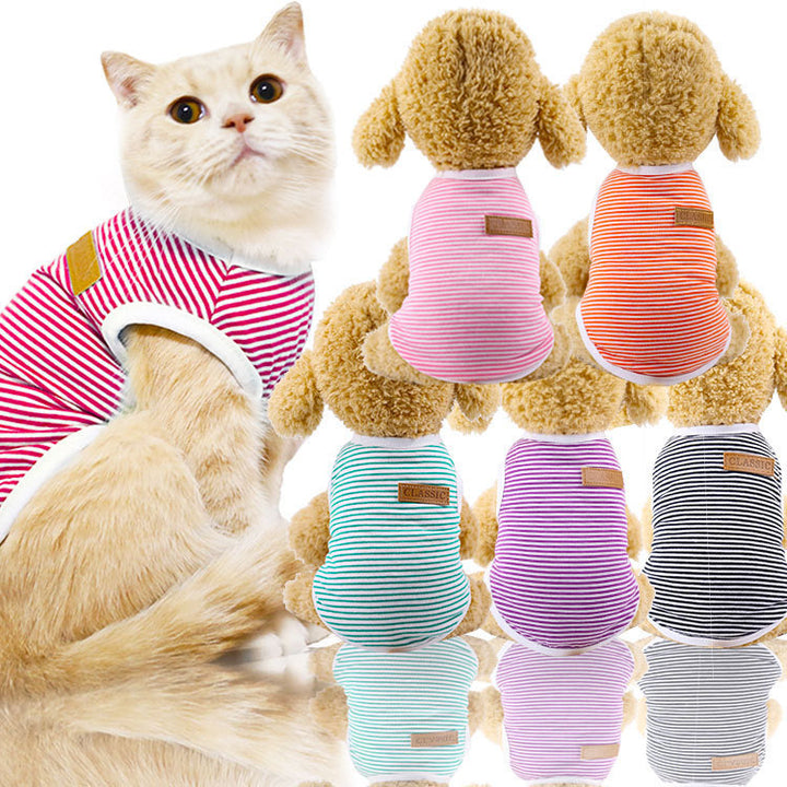 StripePaws Dog & Cat Cotton Vest