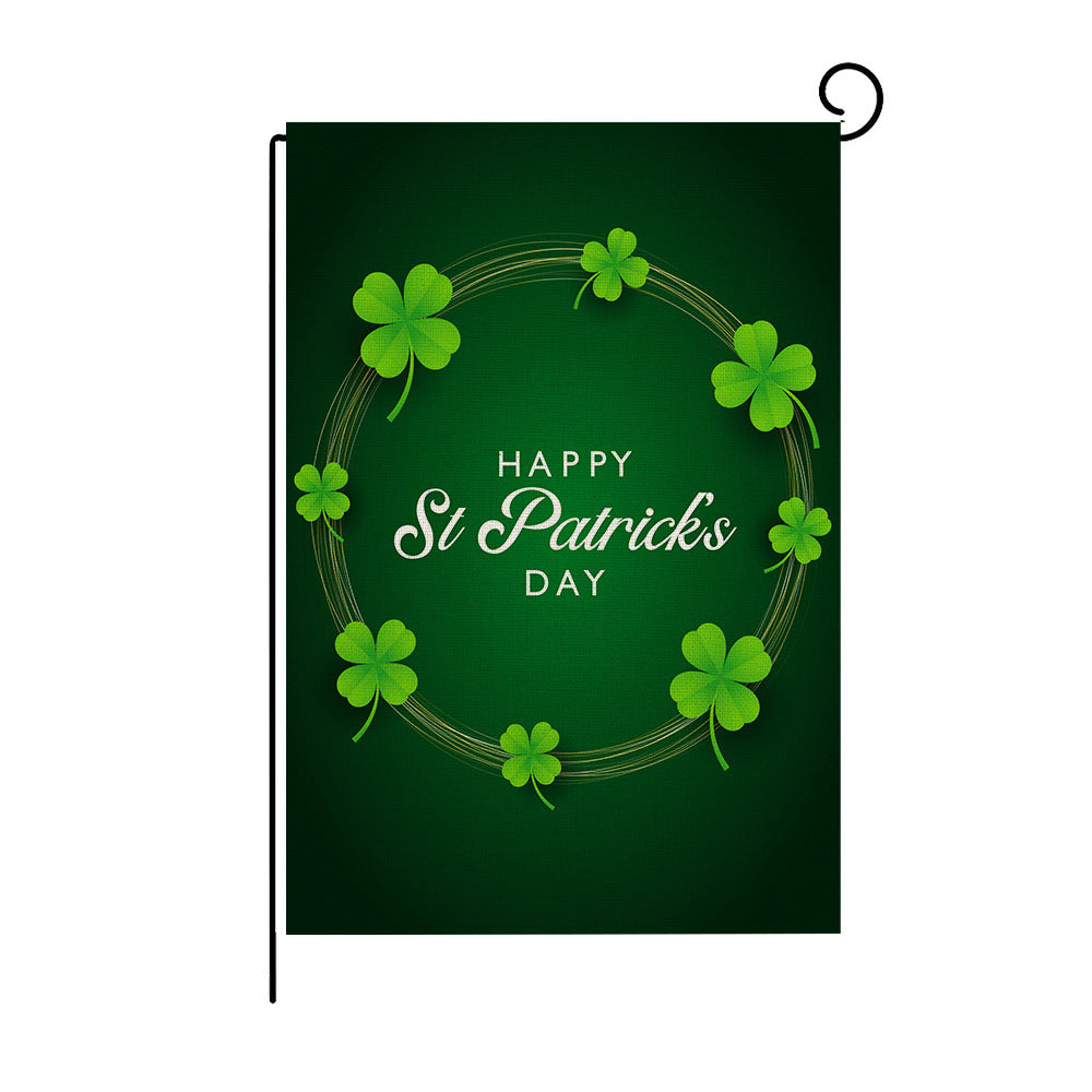 CloverWave St. Patrick’s Garden Flag