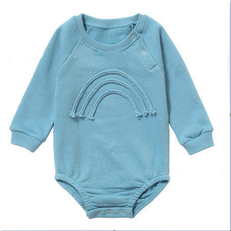 PlayClimb Baby Cotton Long-Sleeve Romper