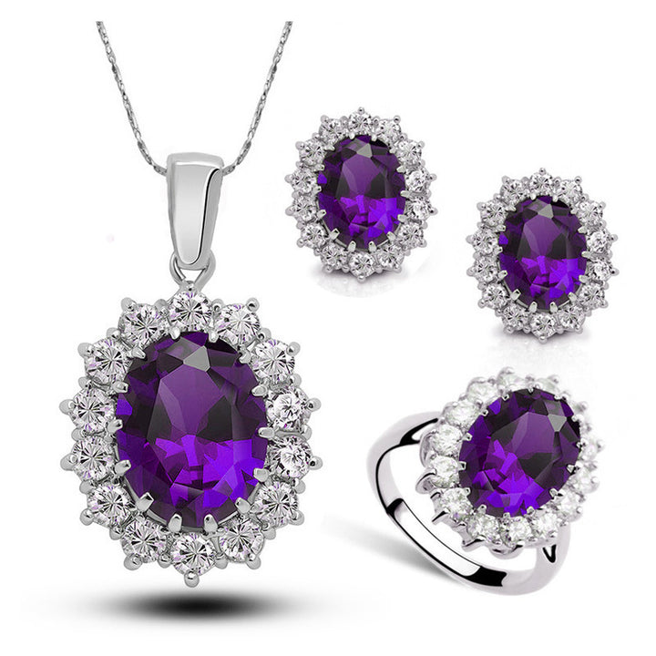 CrystalTrio Jewelry Set