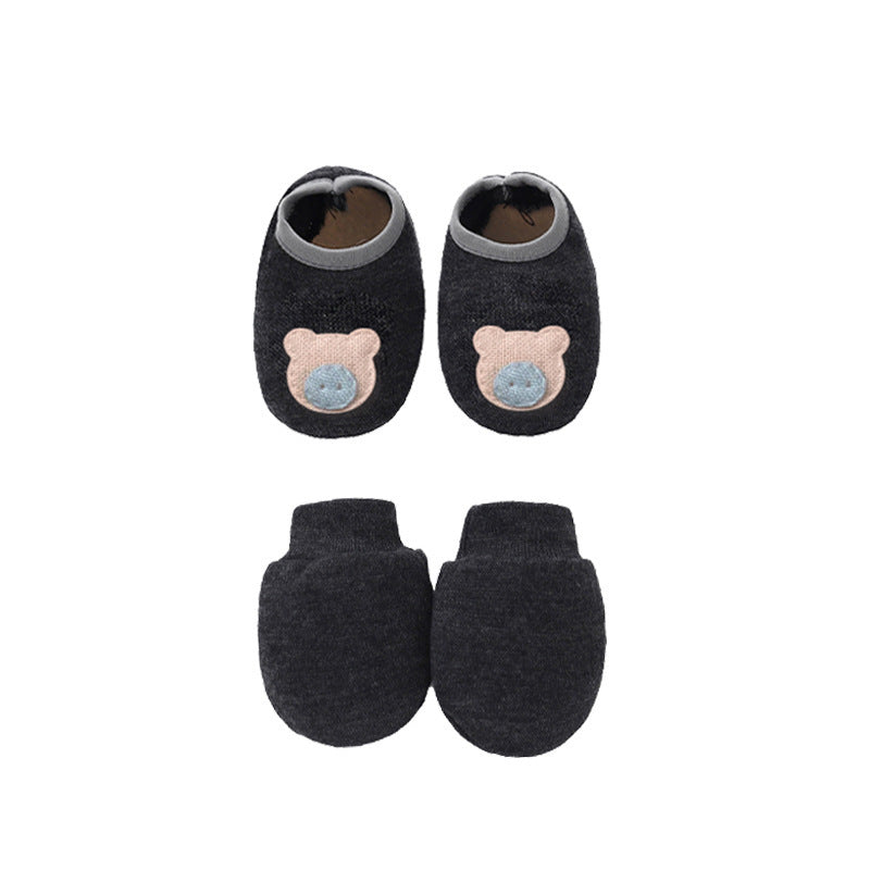 SnugHands Baby Cotton Gloves & Foot Covers