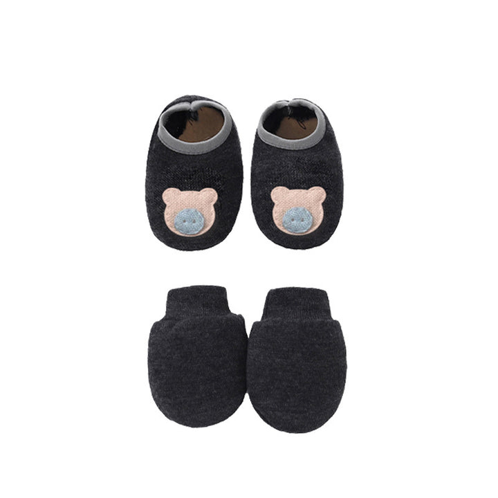 SnugHands Baby Cotton Gloves & Foot Covers