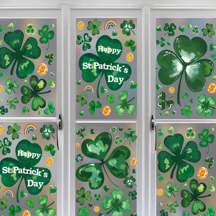 CloverCling St. Patrick’s Window Stickers