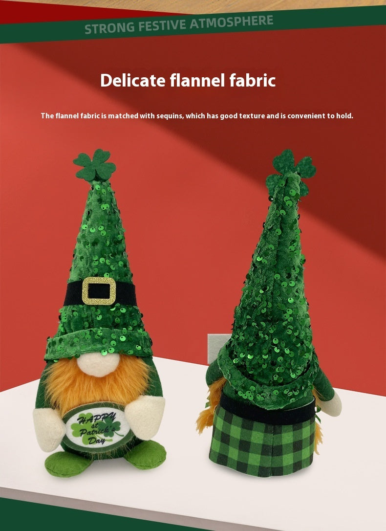 ShamrockDoll Irish St. Patrick’s Day Ornament