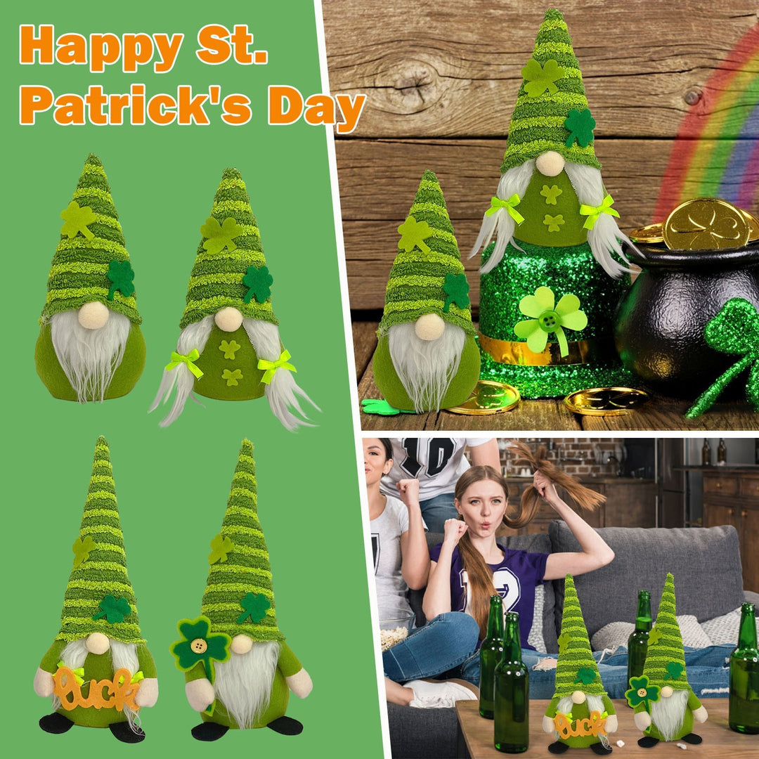 ShamrockFig Irish St. Patrick’s Day No Face Doll