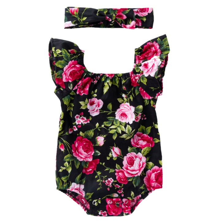 FlutterClimb Baby Girl Romper