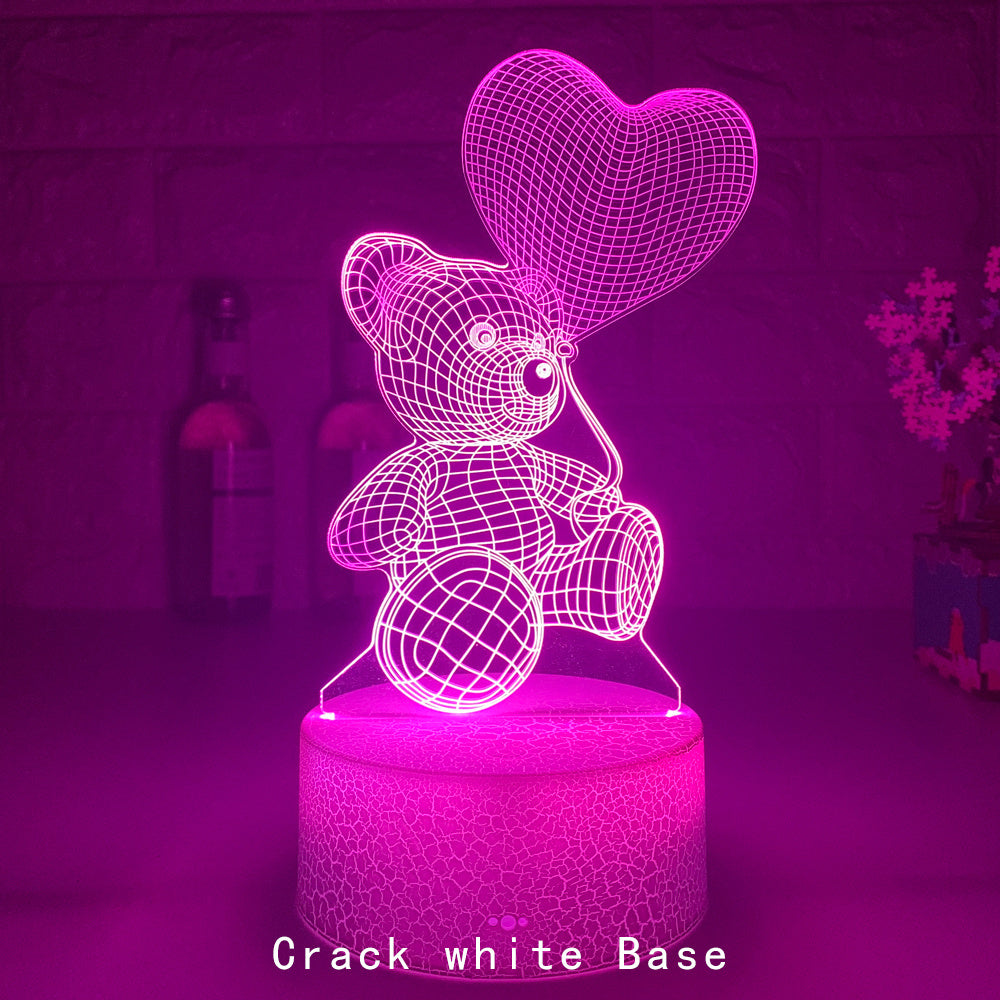 TeddyGlow 3D LED Night Light