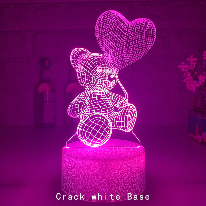 TeddyGlow 3D LED Night Light