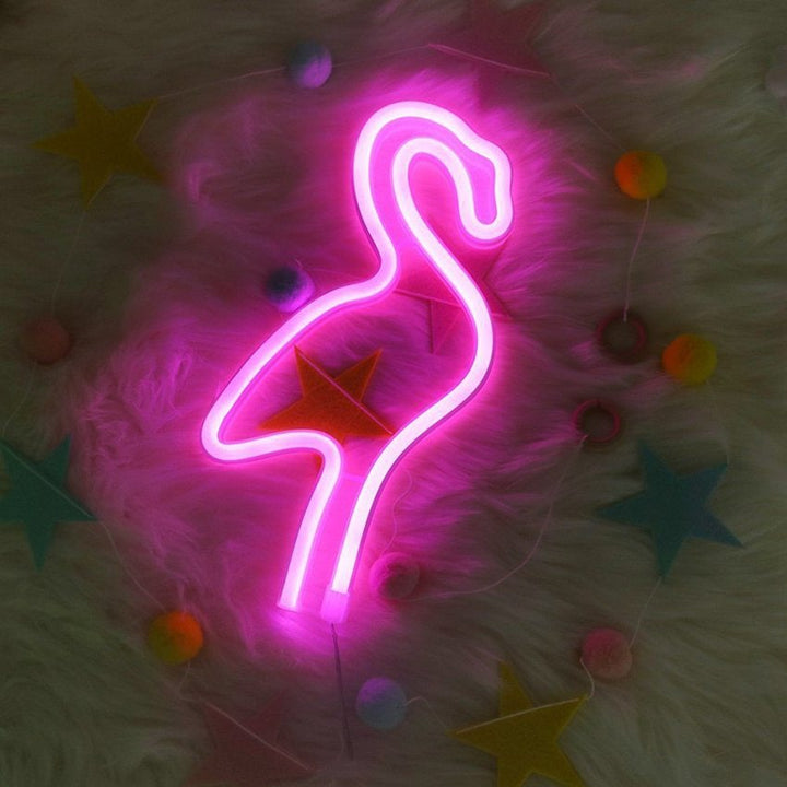 FlamingoGlow Neon Light