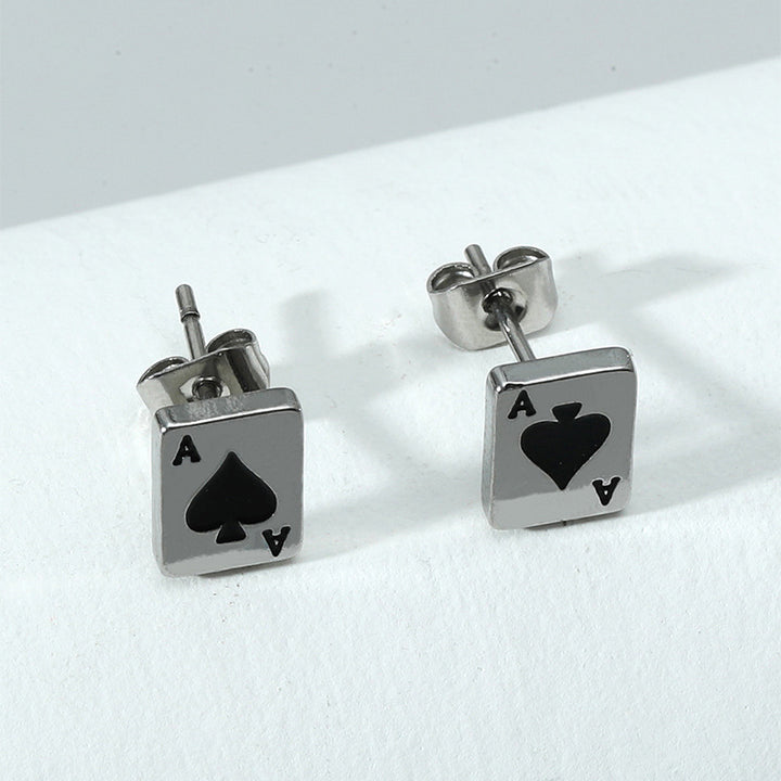 PokerSpark Fashion Mini Ear Studs