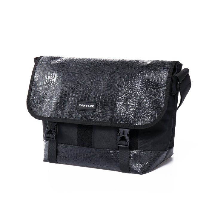 NoirTrend All-Black Postman Bag