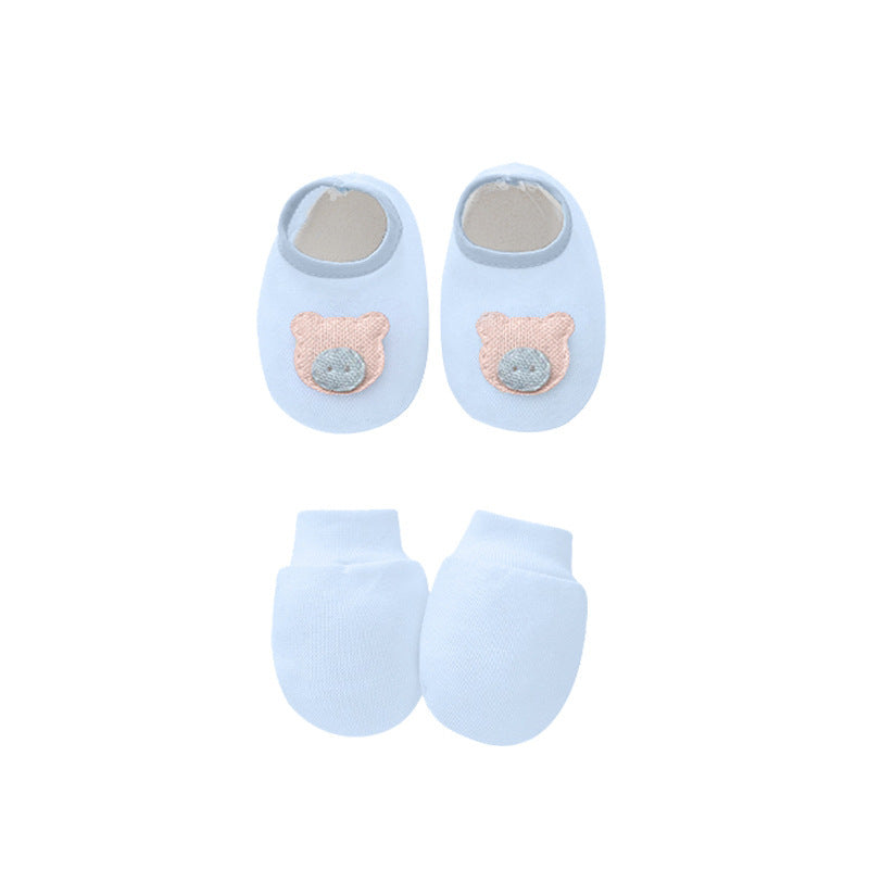 SnugHands Baby Cotton Gloves & Foot Covers