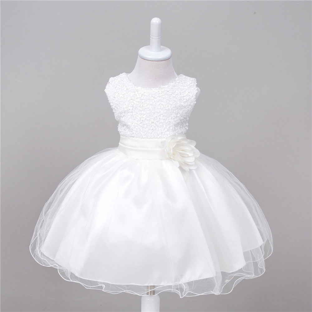 TwinkleTwirl Baby Sequin Princess Dress