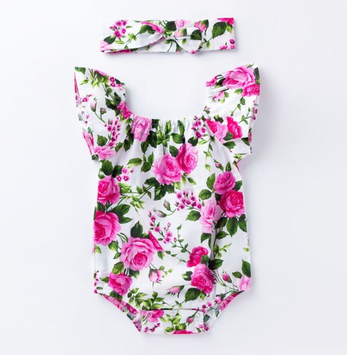 FlutterClimb Baby Girl Romper