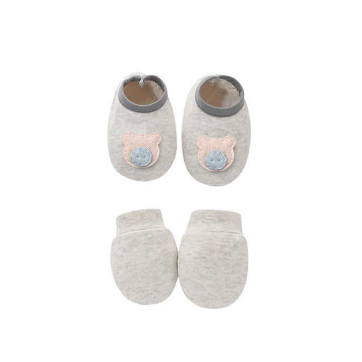 SnugHands Baby Cotton Gloves & Foot Covers