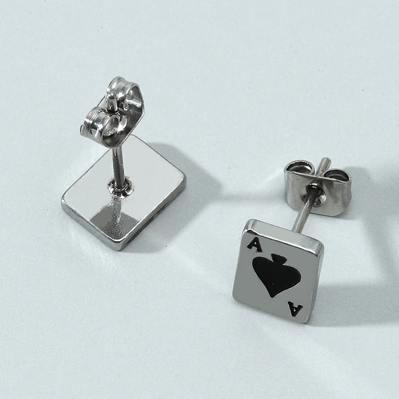 PokerSpark Fashion Mini Ear Studs