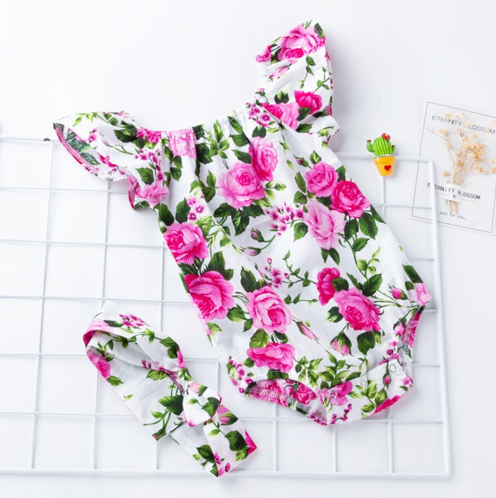 FlutterClimb Baby Girl Romper