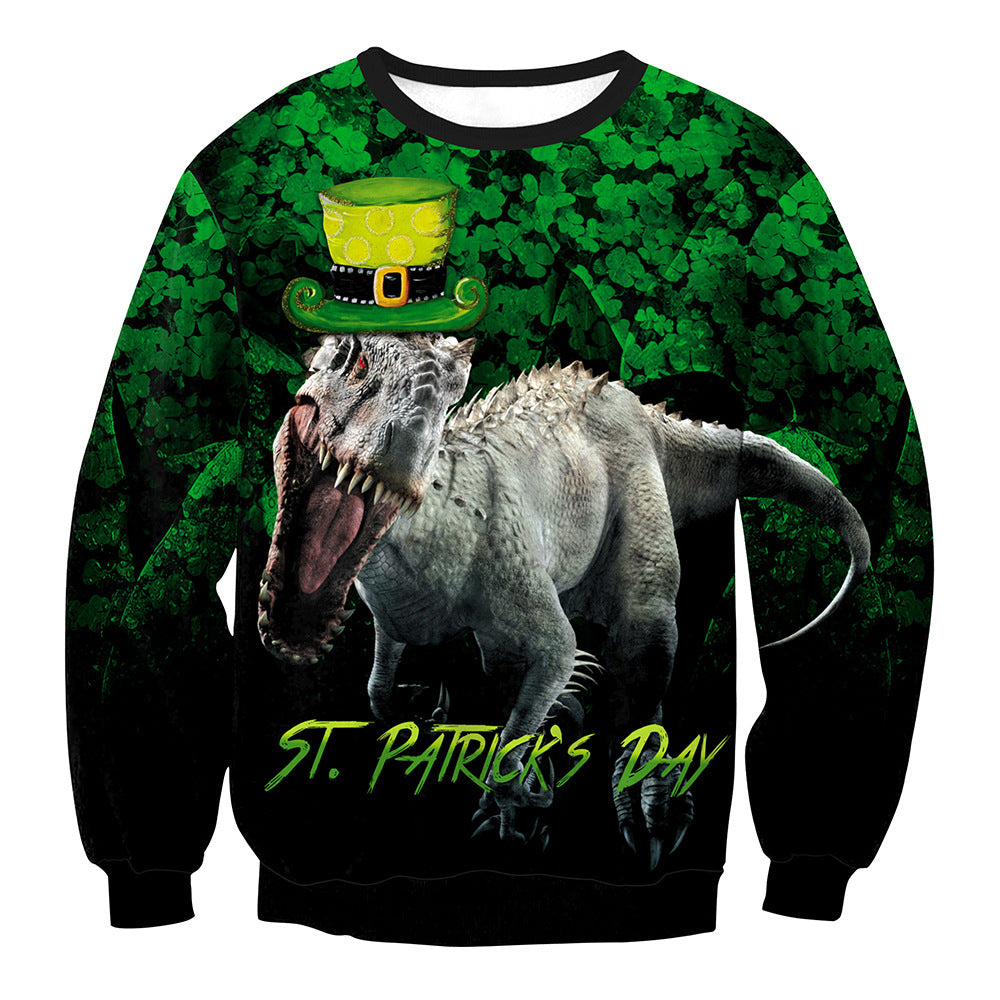 DinoPat St. Patrick’s Sweater