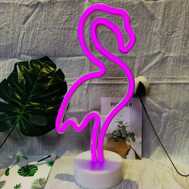 FlamingoGlow Neon Light