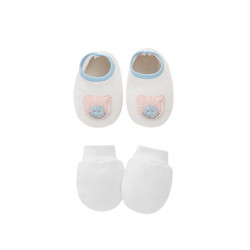 SnugHands Baby Cotton Gloves & Foot Covers