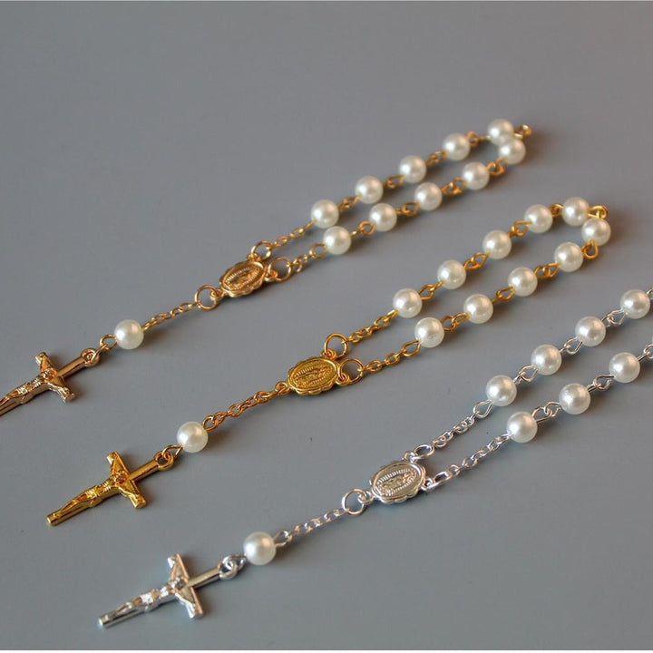 LunaPearl Cross Bracelet