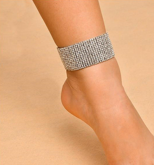 GemLink Geometric Square Anklet