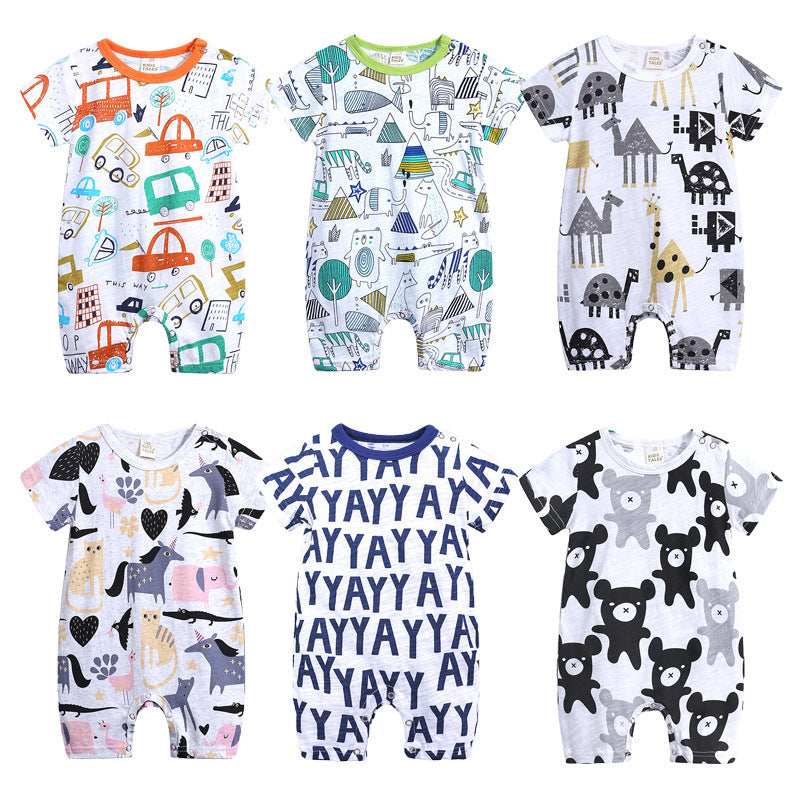 DoodleDash Baby Short-Sleeve Romper