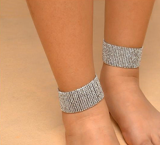 GemLink Geometric Square Anklet