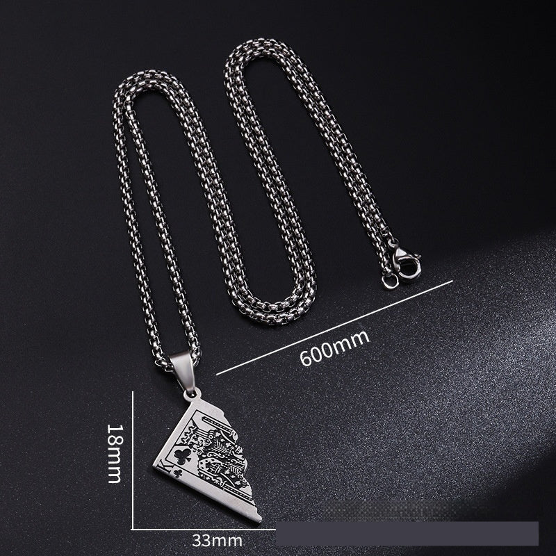 ThaiAce Poker Pendant Necklace