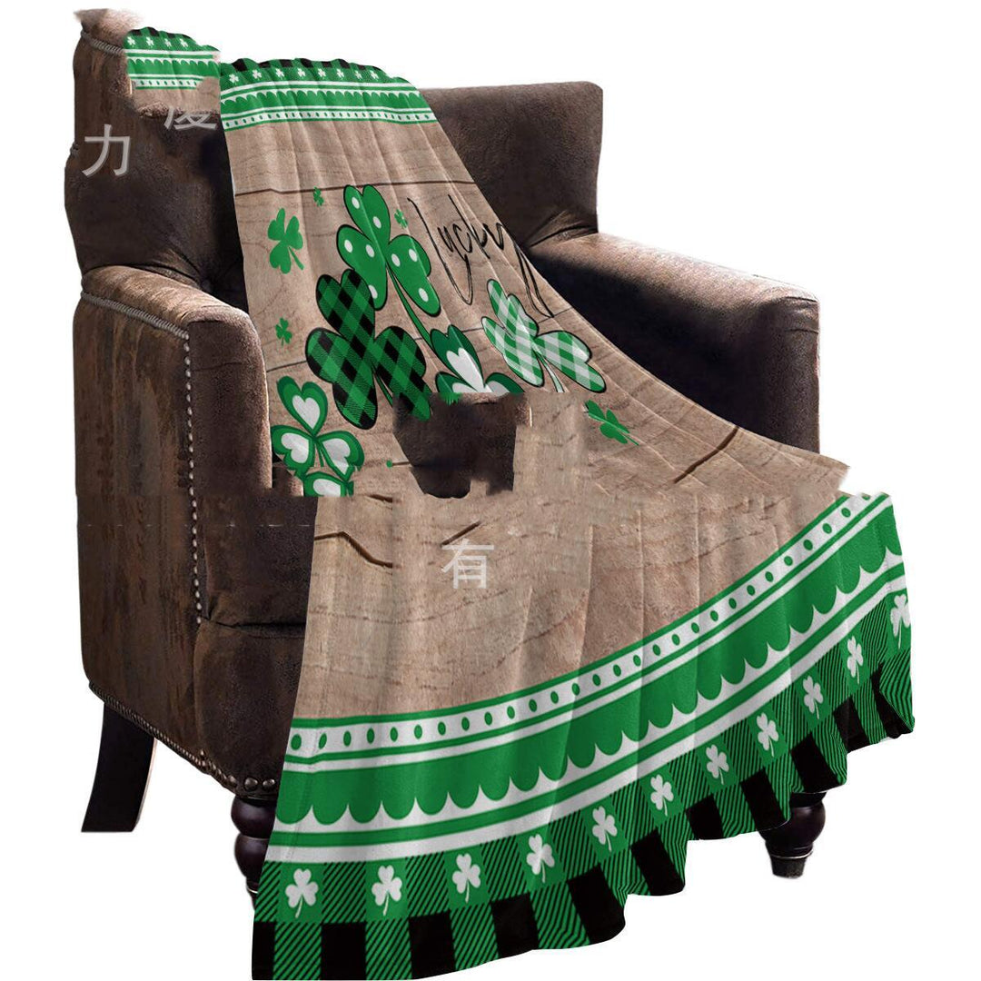 LuckWrap St. Patrick’s Flannel Blanket