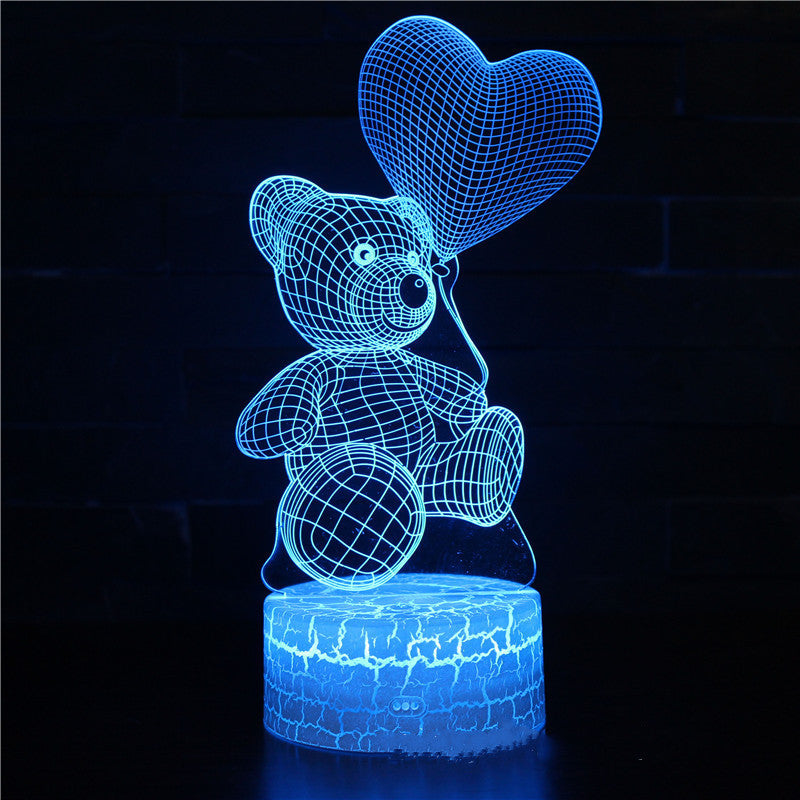 TeddyGlow 3D LED Night Light