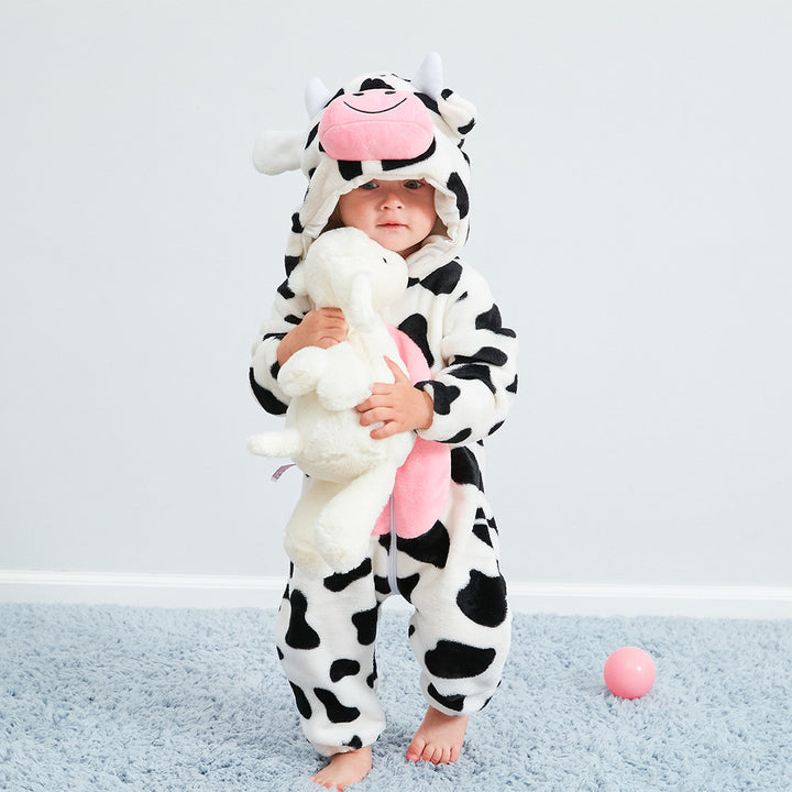 MooSnug Baby Flannel Jumpsuit