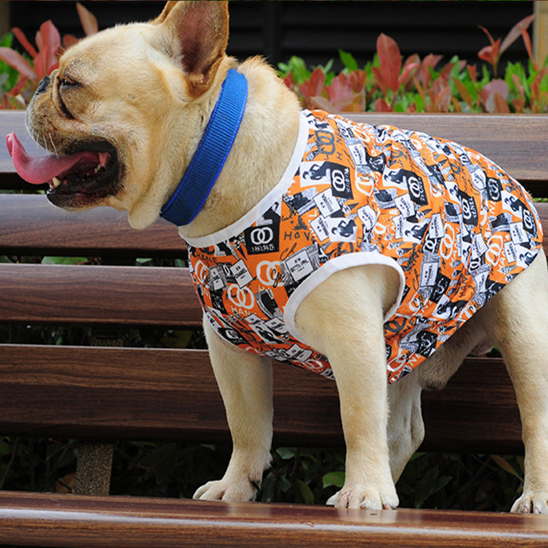 SunnyPaws Dog Summer Printed Vest