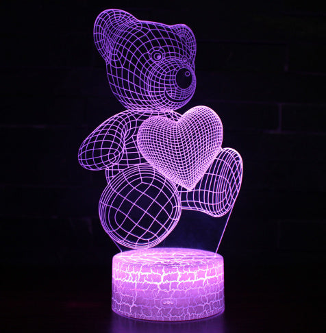 TeddyGlow 3D LED Night Light