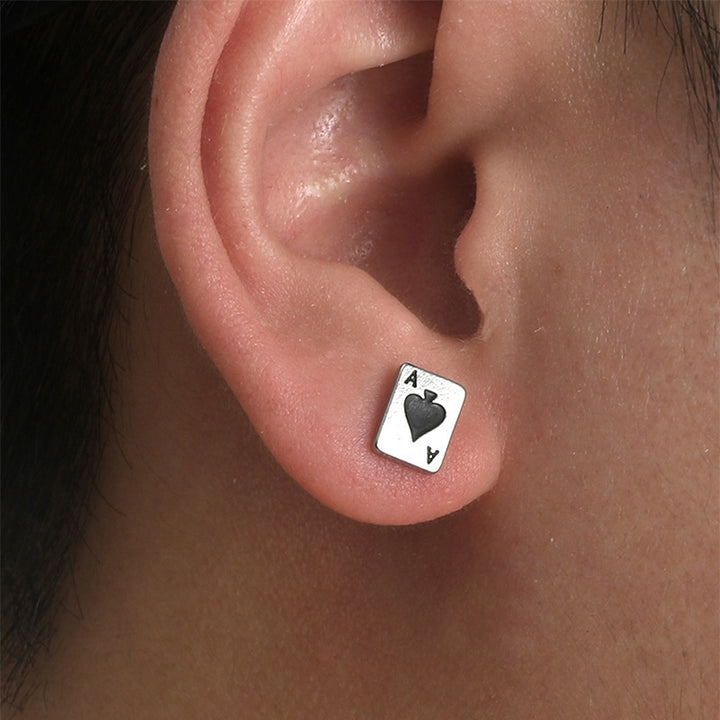 PokerSpark Fashion Mini Ear Studs