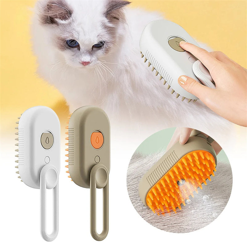 PurrGroom Cat Steam Brush Original Name: Cat Steam Brush Steamy Dog Brush