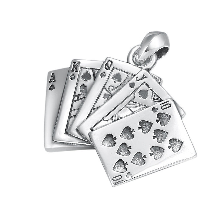 FlushAce S925 Poker Pendant