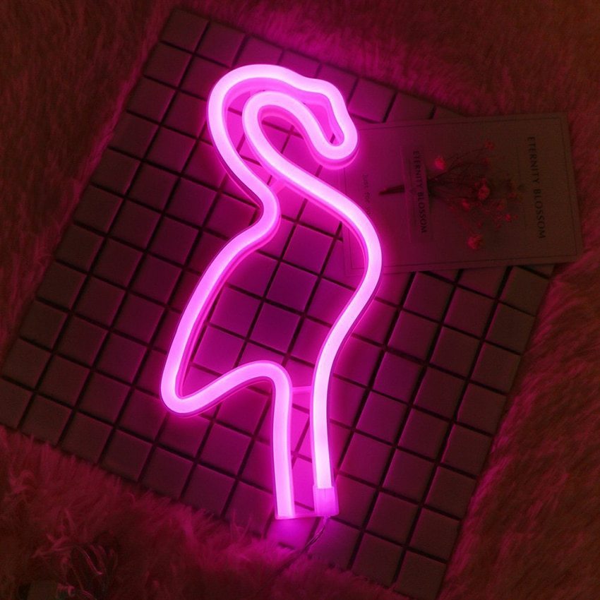 FlamingoGlow Neon Light