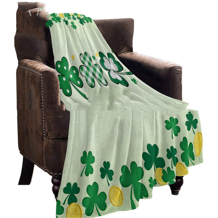 LuckWrap St. Patrick’s Flannel Blanket