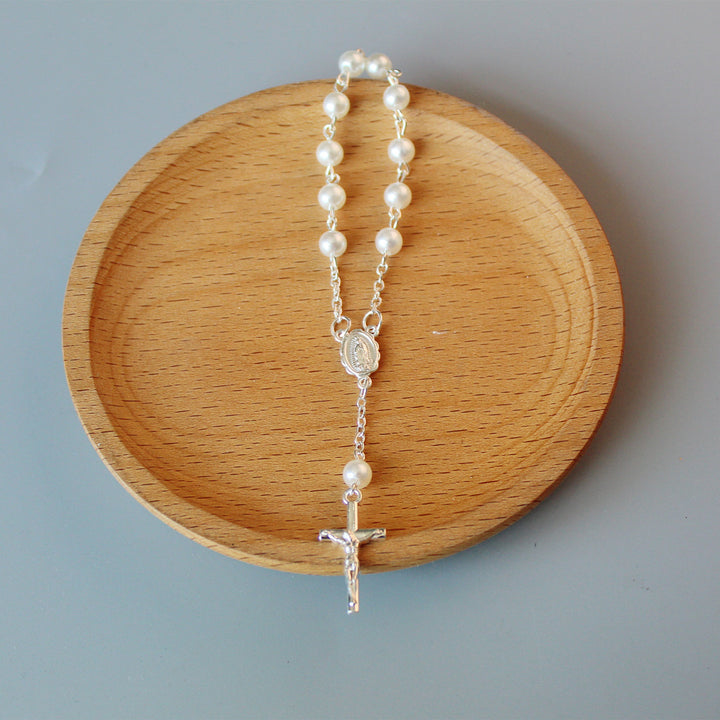 LunaPearl Cross Bracelet