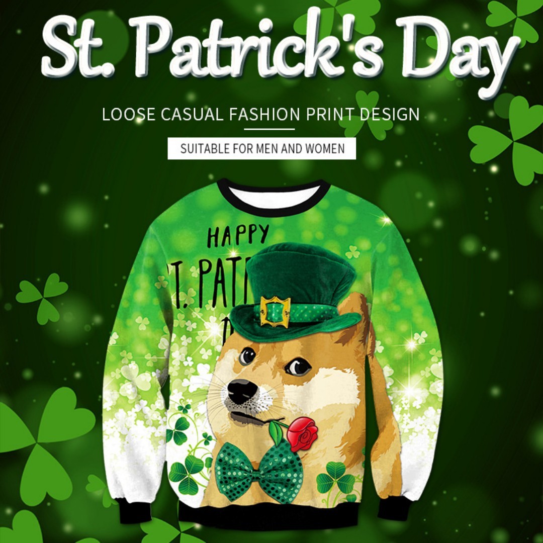 CloverJacket St. Patrick’s 3D Sweater