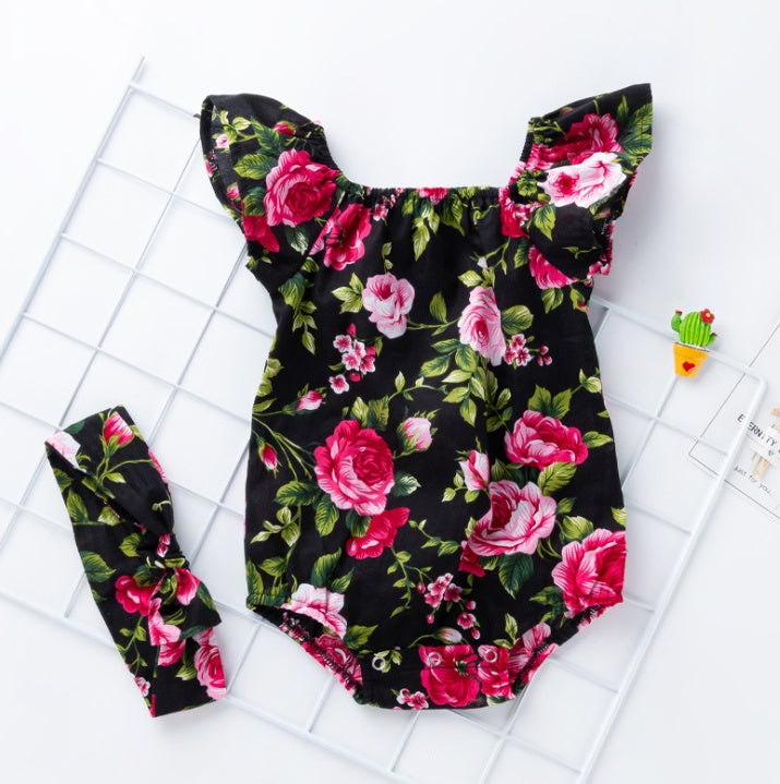 FlutterClimb Baby Girl Romper