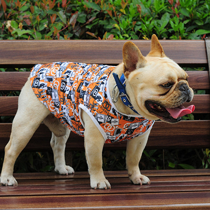 SunnyPaws Dog Summer Printed Vest