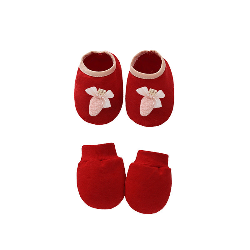 SnugHands Baby Cotton Gloves & Foot Covers